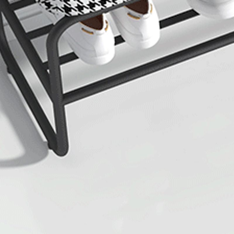 Glam Metal Seating Bench 17.7" H Cushioned Entryway Bench with Legs Clearhalo 'Benches' 'Chairs & Seating' 'furn' 'furn_benches' 'Furniture' 'Living Room Furniture' 1200x1200_9dbc860d-2f5a-4c88-963b-404aa21a9ff7