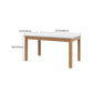 Juego de mesa de comedor con tapa de piedra y sillas de madera, juego de comedor de 1/2/5 piezas para el hogar