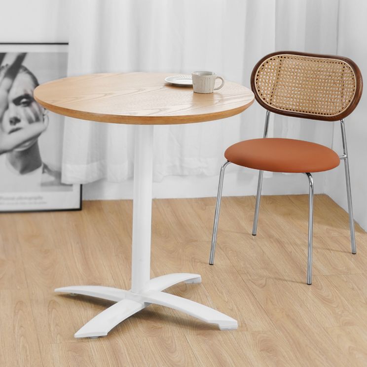 Round Solid Wood Dining Table Simplicity Style Dining Room Collection for Indoor Clearhalo ' dining_table' 'Dining Tables & Seating' 'Dining Tables' 'furn' 'furn_dining_table' 'Furniture' 'furniture_dining_table' 'Kitchen & Dining Furniture' 'kitchen&dining_furn' 'kitchen' 'kitchen_dining_table' 1200x1200_9dbd1725-f161-4af4-867b-8cf462f7c879