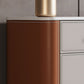 Commode contemporaine en pierre de 15,6 pouces de largeur avec 6 tiroirs