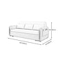 Contemporary Sofa Bed with Pillows and Storage for Apartment 35.43" Clearhalo 'furn' 'furn_sofas' 'Furniture' 'furniture_sofas' 'Living Room Furniture' 'Sofa' 'sofas' 1200x1200_9dc0a90c-1259-4a3f-9fb4-da51a3ba4029