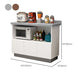 Contemporary Dining Server Kitchen Buffet Server Cabinet with Storage Clearhalo 'buffet_sideboard' 'Buffets & Sideboards' 'furn' 'furn_buffet_sideboard' 'Furniture' 'Kitchen & Dining Furniture' 1200x1200_9dc1331d-b866-44d1-b00c-44d17a2ee9e8