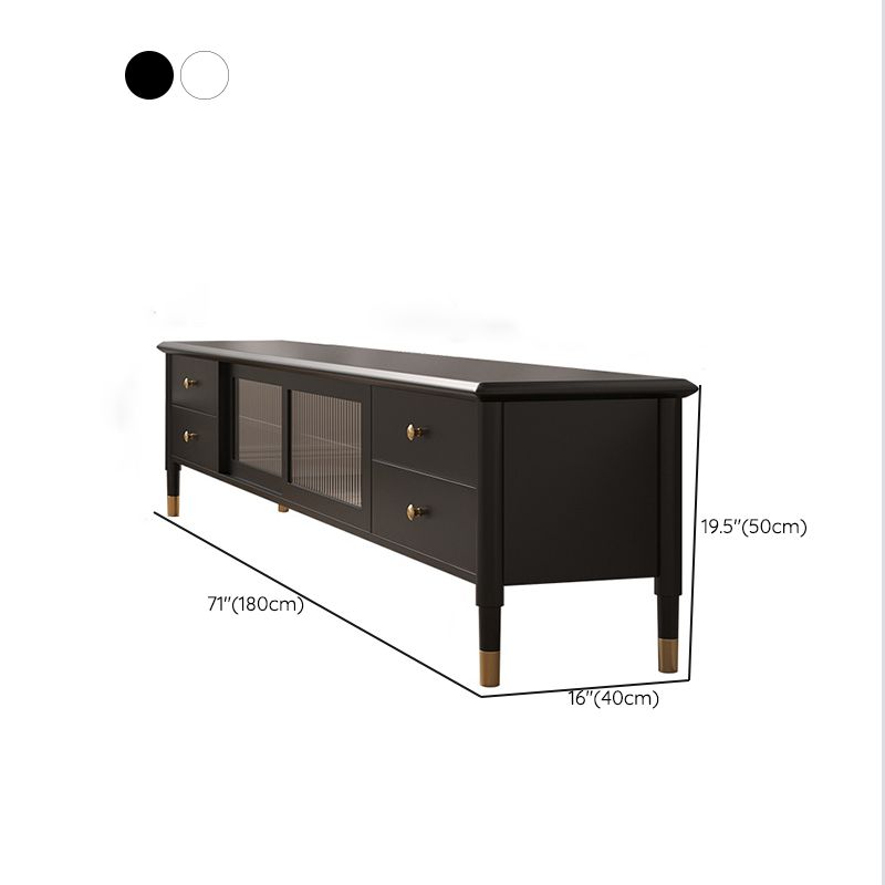 Solid Wood TV Media Console Modern TV Media Stand for Living Room Clearhalo 'furn' 'furn_tv_stands_entertainment_centers' 'Furniture' 'Living Room Furniture' 'TV Stands & Entertainment Centers' 'TV Stands & Media Storage Furniture' 'tv_stands_entertainment_centers' 1200x1200_9dc1828a-69b8-4f0b-93d9-8b58f651c7ed