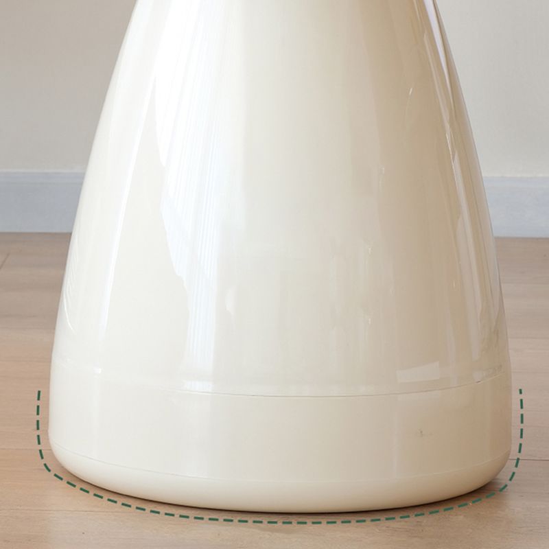 Pedestal End Table Plastic Round Side Sofa Side Accent Table with Tray Top Clearhalo 'Coffee & Accent Tables' 'End & Side Tables' 'end_side_tables' 'furn' 'furn_end_side_tables' 'Furniture' 'Living Room Furniture' 1200x1200_9dc193be-ebef-44cd-88b1-7b6d389bf2d3