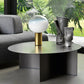 Mid-Century Modern Iron Coffee Table Black Round Cocktail Table Clearhalo 'Coffee & Accent Tables' 'Coffee Tables' 'coffee_tables' 'furn' 'furn_coffee_tables' 'Furniture' 'Living Room Furniture' 1200x1200_9dc2501d-ea07-467e-8f3b-b7d8546b8f04