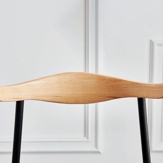 Contemporary Metal Dining Room Chairs Armless Open Back Dining Side Chair for Home Use Clearhalo ' kitchen&dining_furn' 'Dining Chairs' 'Dining Tables & Seating' 'dining_chair' 'furn' 'furn_dining_chair' 'Furniture' 'furniture_dining_chair' 'Kitchen & Dining Furniture' 'kitchen' 1200x1200_9dc5701d-2b2b-4bb5-859b-89a53ebc860c