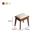 Scandinavisch massief houten dressoir 1-lading ijdelheid tafel met ontlasting en spiegel