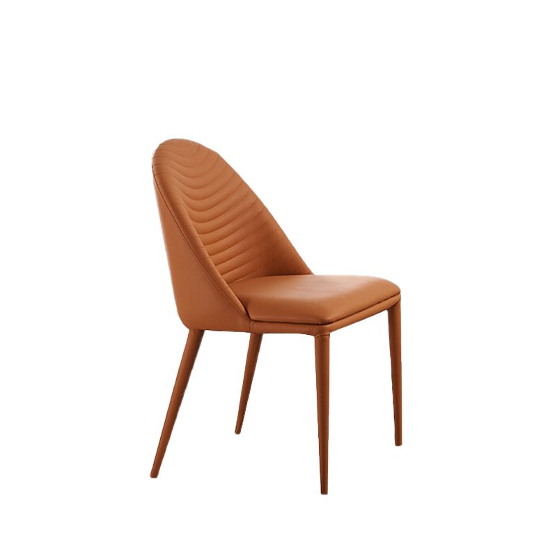 Faux Leather Dining Chair Parsons Upholstered Chair for Dining Room Clearhalo 'Dining Chairs' 'Dining Tables & Seating' 'dining_chair' 'furn' 'furn_dining_chair' 'Furniture' 'Kitchen & Dining Furniture' 1200x1200_9dca659e-d31f-4a2c-8421-8434071e2c16