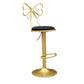 Glam Style Armless Counter Stool Upholstered Adjustable Height Bar Stool Clearhalo 'Bar Furniture' 'Bar Stools' 'bar_stools' 'furn' 'furn_bar_stools' 'Furniture' 'Kitchen & Dining Furniture' 1200x1200_9dca9f18-3104-423c-8506-0b71c8f1e9a5