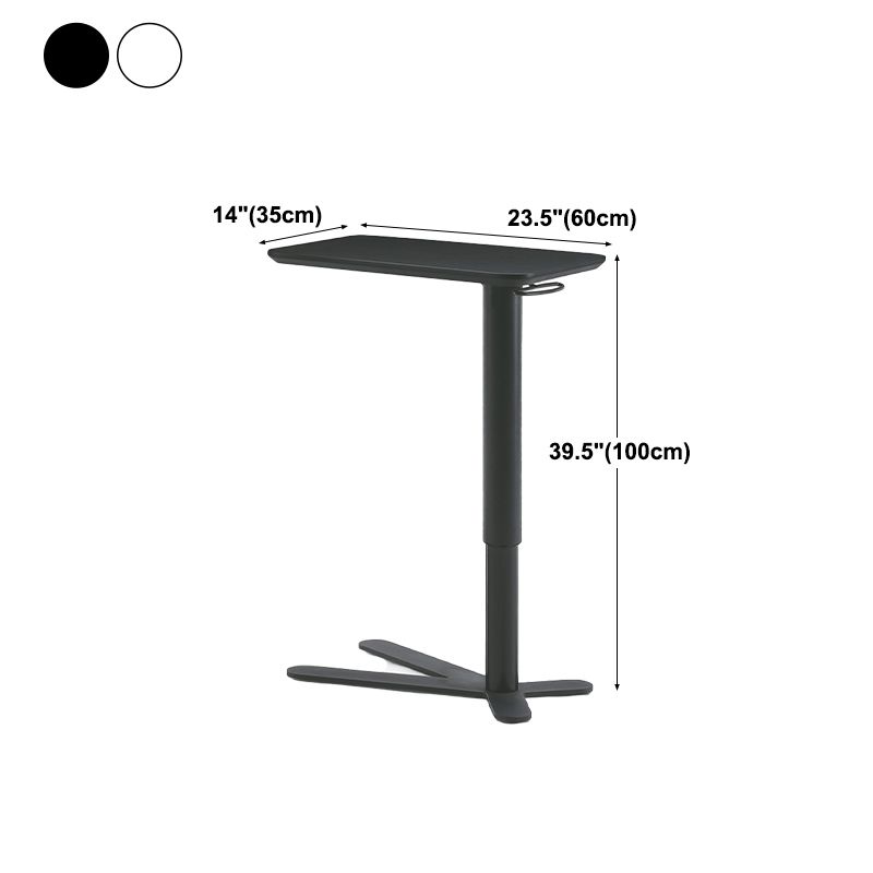 Industrial Metal Bar Table 23"x13" Rectangle Top Indoor Adjustable Height Bistro Table Clearhalo 'Bar Furniture' 'Bar Tables' 'bar_tables' 'furn' 'furn_bar_tables' 'Furniture' 'furniture_bar_tables' 'Kitchen & Dining Furniture' 'kitchen&dining_furn' 'kitchen' 1200x1200_9dcd37d5-cf74-4425-bf29-fb2bfc663f74