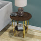 20.8"/22.8" Tall 3 Legs /4 Legs End Table Wood Round Side End Table for Living Room Clearhalo 'Coffee & Accent Tables' 'End & Side Tables' 'end_side_table' 'end_side_tables' 'furn' 'furn_end_side_tables' 'Furniture' 'furniture_end_side_table' 'Living Room Furniture' 1200x1200_9dd011e6-4bcf-49b6-9f5b-dc46378d83f9