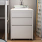Solid Wood Bedside Cabinet Modern Minimalist Bedside Table with Drawers