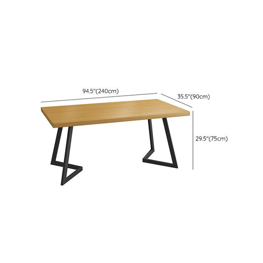 Set di dinette di legno industriale 1/2/7 PC mobili in legno massiccio per casa