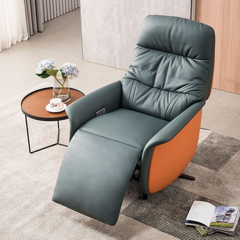 Scandinavian Swivel Base Standard Recliner Single Recliner Chair Clearhalo 'Chairs & Seating' 'furn' 'furn_recliners' 'Furniture' 'Living Room Furniture' 'Recliners' 1200x1200_9dd4740a-8776-4c93-bb4a-3fb5bd92ba03