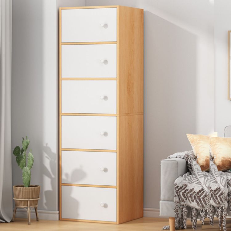 Contemporary Rectangle Storage Cabinet Manufactured Wood Accent Cabinet with Doors Clearhalo 'Cabinets & Chests' 'cabinets_chests' 'furn' 'furn_cabinets_chests' 'Furniture' 'Living Room Furniture' 1200x1200_9dd72b50-56c2-4c6a-a5f2-642faa5a009d