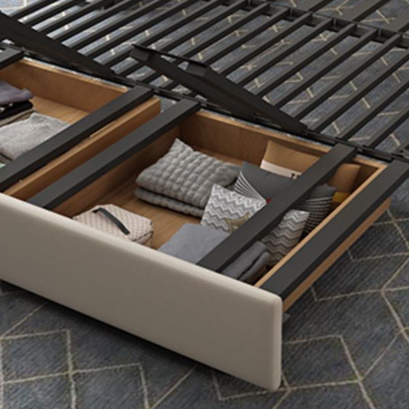 Contemporary Foldable Futon Sleeper White Futon Sleeper Sofa with Storage Clearhalo 'furn' 'furn_futons' 'Furniture' 'Futons & Daybeds' 'Futons' 'Living Room Furniture' 1200x1200_9dd82115-6279-444a-a50d-bf9d12c6d1a3