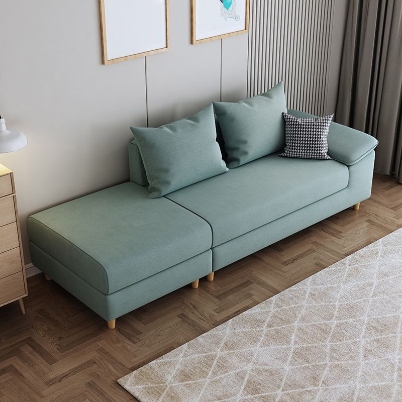 Modern Faux Leather and Linen Chaise Lounge Solid Color Chaise Lounge Clearhalo 'Chairs & Seating' 'Chaise Lounge' 'chaise_lounge' 'furn' 'furn_chaise_lounge' 'Furniture' 'Living Room Furniture' 1200x1200_9dd8d23c-49d9-4061-991c-9e86bea19756