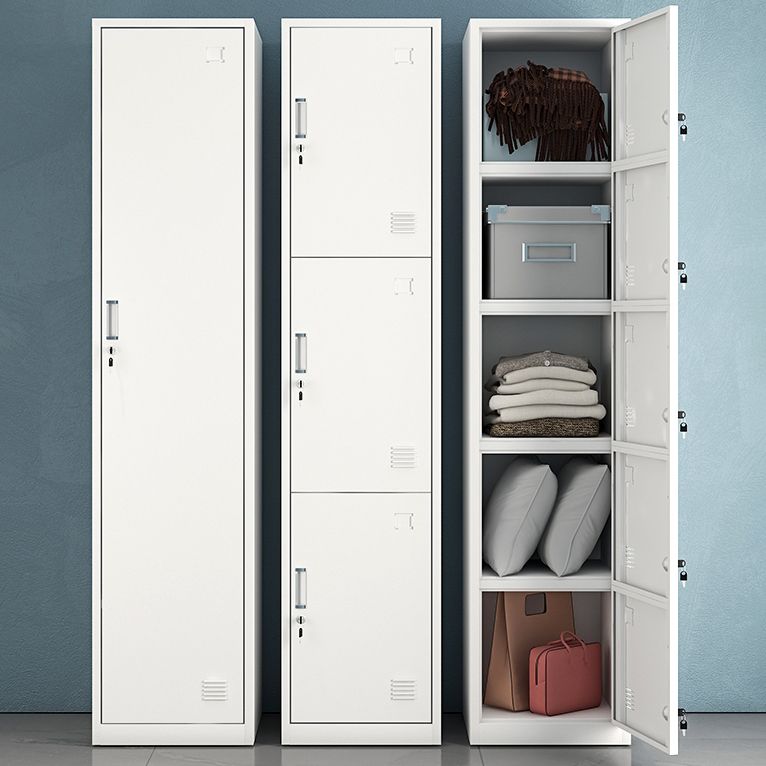 Eigentijdse metalen garderobe kast scharnierende garderobe armoire voor thuis