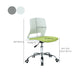 Modern Desk Chair Office Armless Chair Conference Chair with Wheels Clearhalo 'furn' 'furn_office_chair' 'Furniture' 'Office Chairs' 'Office Furniture' 'office_chair' 1200x1200_9dd94049-8976-4ca6-8e52-b123509c4c22