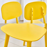 Contemporary Style Plastic Dining Chairs Multicolor Open Back Side Chair Clearhalo ' kitchen&dining_furn' 'Dining Chairs' 'Dining Tables & Seating' 'dining_chair' 'furn' 'furn_dining_chair' 'Furniture' 'furniture_dining_chair' 'Kitchen & Dining Furniture' 'kitchen' 1200x1200_9ddbddf3-deb7-4110-b0b7-d9f1d1e2e4b4