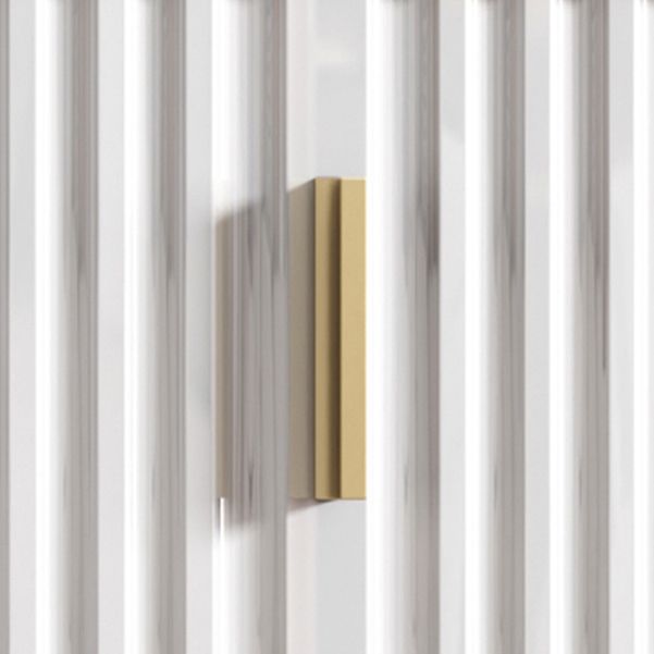 Glam Style Stone Sideboard Buffet Dining Room 34"H 3-Drawers Buffet Server in White Clearhalo 'buffet_sideboard' 'Buffets & Sideboards' 'furn' 'furn_buffet_sideboard' 'Furniture' 'Kitchen & Dining Furniture' 1200x1200_9ddc40e5-f7c1-47ca-a186-600438df55b3