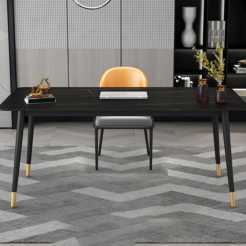 Scrivania da 29,5 pollici di scrittura di altezza rettangolare da ufficio contemporaneo