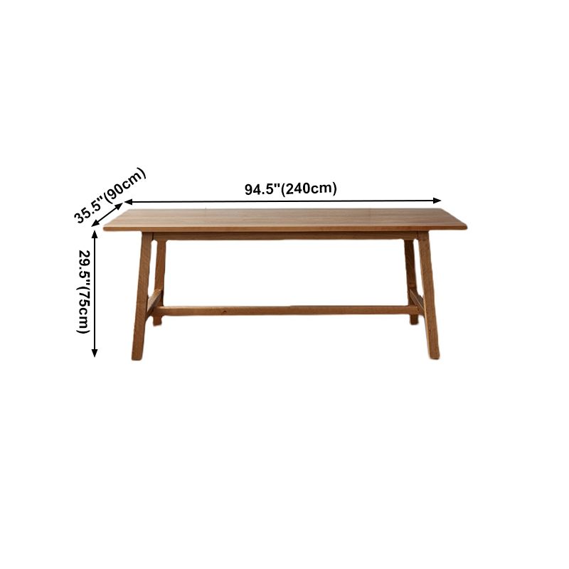 Modern Pine Wood Indoor Table for Restaurant Rectangle Dining Table with Trestle Base Clearhalo ' dining_table' 'Dining Tables & Seating' 'Dining Tables' 'furn' 'furn_dining_table' 'Furniture' 'furniture_dining_table' 'Kitchen & Dining Furniture' 'kitchen&dining_furn' 'kitchen' 'kitchen_dining_table' 1200x1200_9de0c6fe-0cdd-48cb-bd6d-b1b164d86ba0