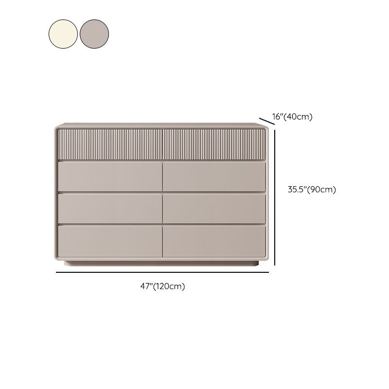 Modernismo tocador doble horizontal de madera con cajones 5/6/8 para el hogar