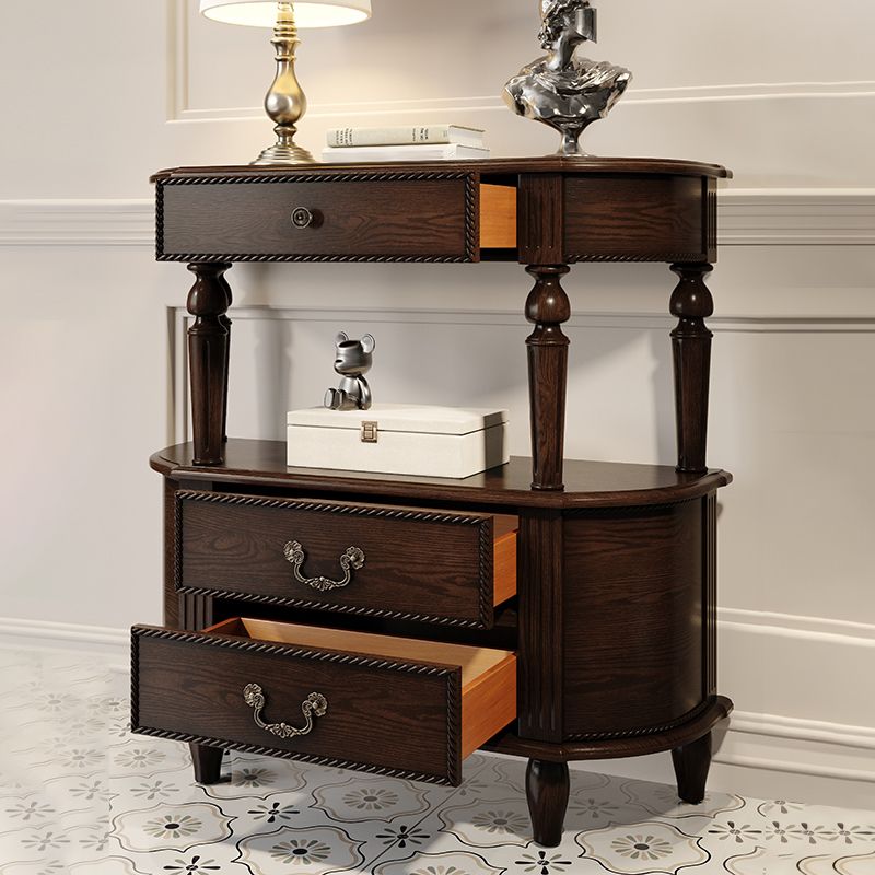 12 Inch Wide Console Table Mid Century Modern Wood Accent Table