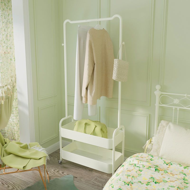 Rack de manteau métallique de style moderne pure couleur étagère de conception de conception de conception de conception