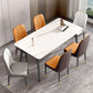 Contemporary 1/4/5/7 Pieces Dining Table and Chairs Rectangle Dining Table Set Clearhalo 'Dining Room Sets' 'Dining Tables & Seating' 'dining_room_set' 'furn' 'furn_dining_room_set' 'Furniture' 'furniture_dining_room_set' 'Kitchen & Dining Furniture' 'kitchen&dining_furn' 'kitchen' 1200x1200_9de572ed-d97e-4819-b6d9-16d3ce2c797b