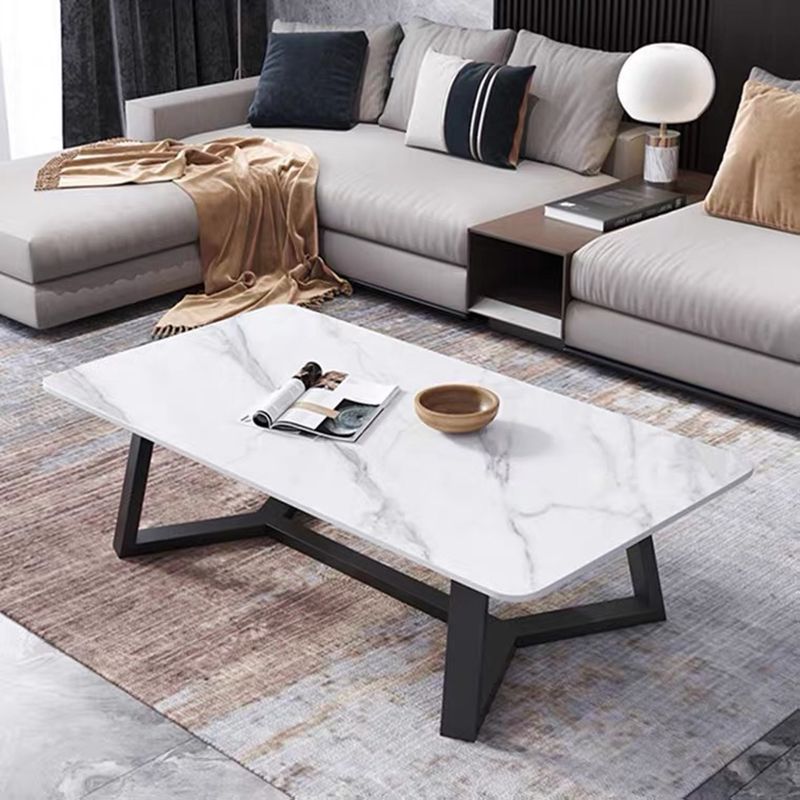 Tavolino in ardesia tavolino rettangolo minimalista per soggiorno