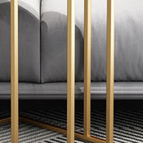 Tavolino laterale rettangolare della fascia alta rettangolare della metà secolo da 17,7 pollici