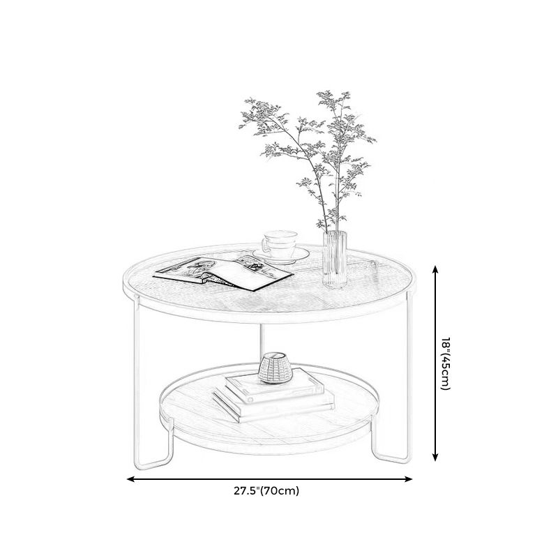 Tavolino scandinavo round 3 gambe con tavolino da cocktail.