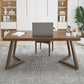 Modern Style Home Office Desk Curved Solid Wood Sled Writing Desk Clearhalo 'furn' 'furn_office_desk' 'Furniture' 'Office Desks' 'Office Furniture' 'office_desk' 1200x1200_9de93439-473c-4795-a9e8-ef02dfee9490