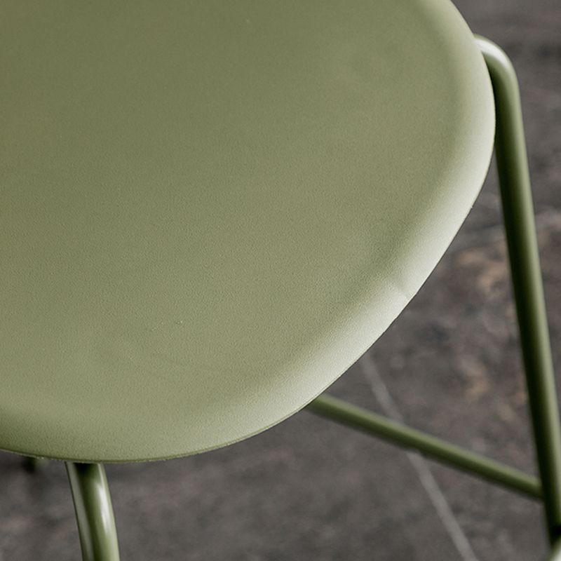 Scandinavian Milk Tea Shop Metal Bar Stool Matte Finish Footrest Stool Clearhalo 'Bar Furniture' 'Bar Stools' 'bar_stools' 'furn' 'furn_bar_stools' 'Furniture' 'furniture_bar_stools' 'Kitchen & Dining Furniture' 1200x1200_9deb4432-15da-4cd0-9286-50f88b1ecf5b