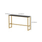 Glam Style Rectangle Bar Set 1/5 Pieces Stone Pub Dining Set for Indoor