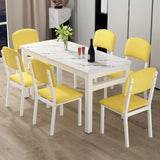 Modern Rectangular Dining Table Wooden Tabletop for Living Room Clearhalo 'Dining Tables & Seating' 'Dining Tables' 'dining_table' 'furn' 'furn_dining_table' 'Furniture' 'Kitchen & Dining Furniture' 1200x1200_9df2cb8a-7f24-4a0a-94db-49c8c2aa21d2