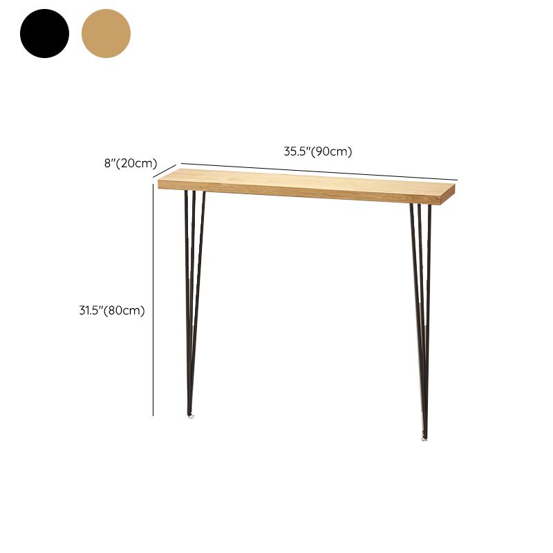 Tavolo della console contemporanea a forma di rettangolo