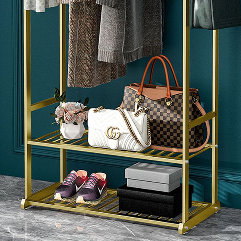 Glam Hall Tree Metall Keine Belastungen freistehende Regale enthaltene Kleidungsständer enthalten