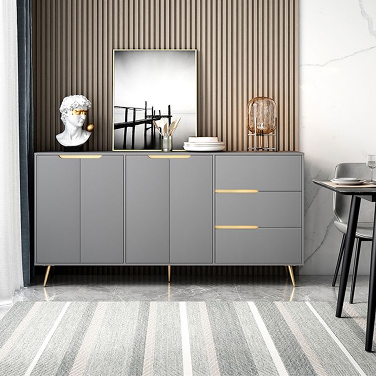 Gemanipuleerde houten sideboard tafel modern buffet dressoir voor keuken