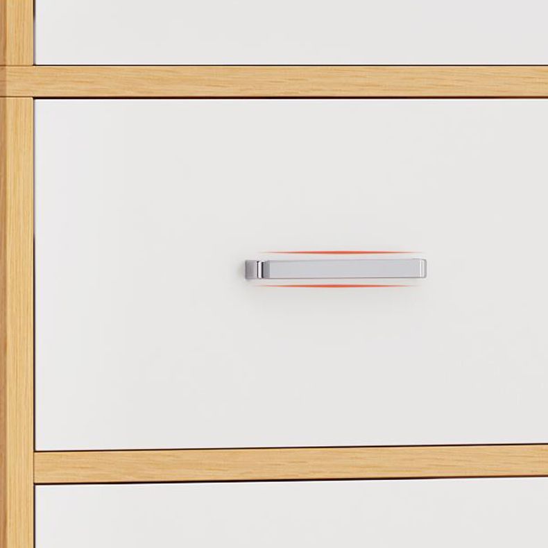 Modern Rectangle Chest Bar Pulls Storage Cabinet with Drawer Clearhalo 'Cabinets & Chests' 'cabinets_chests' 'furn' 'furn_cabinets_chests' 'Furniture' 'Living Room Furniture' 1200x1200_9df589a5-cd4d-4f16-9310-39bd6443bd44