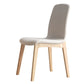 Contemporary Kitchen Dining Side Chair Wood Parsons Chair in White