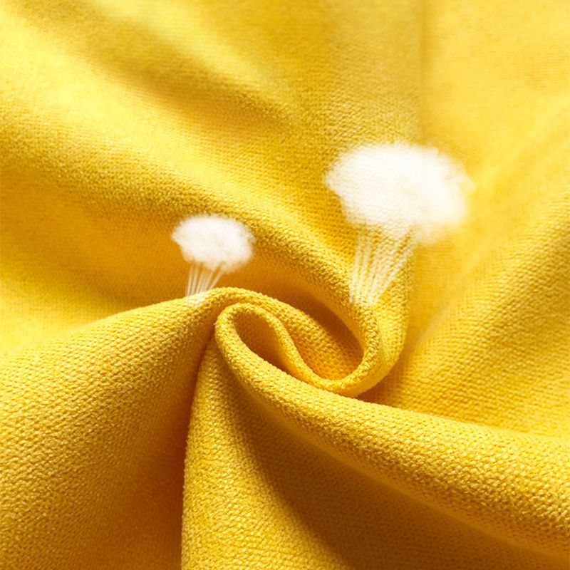 Sedia a colore solido con ottomana e cuscino sedia senza braccio per soggiorno