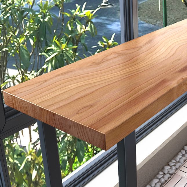 Modern Solid Wood Pub/Bar Table Sled Natural Balcony Bar Dining Table, Only Table Clearhalo 'Bar Furniture' 'Bar Tables' 'bar_tables' 'furn' 'furn_bar_tables' 'Furniture' 'furniture_bar_tables' 'Kitchen & Dining Furniture' 1200x1200_9df9a0e1-8cfc-474e-a1ba-b878798645cf