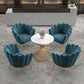 Round White Dining Table Sintered Stone Table Luxury Style with Pedestal Clearhalo ' dining_table' 'Dining Tables & Seating' 'Dining Tables' 'furn' 'furn_dining_table' 'Furniture' 'furniture_dining_table' 'Kitchen & Dining Furniture' 'kitchen&dining_furn' 'kitchen' 'kitchen_dining_table' 1200x1200_9df9cc9f-2655-4d16-aeea-1d9c67d3cbeb