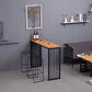 Modern Bar-height Table with Black Base 41.3-inch Height Table for Patio Use Clearhalo 'Bar Furniture' 'Bar Tables' 'bar_tables' 'furn' 'furn_bar_tables' 'Furniture' 'Kitchen & Dining Furniture' 1200x1200_9dfa6258-aff0-4df6-ad49-45cf4d075c84