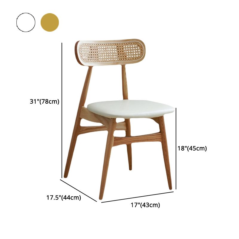 Traditional Style Wood Dining Chair Kitchen Open Back Armless Dining Side Chair (Set of 2) Clearhalo ' kitchen&dining_furn' 'Dining Chairs' 'Dining Tables & Seating' 'dining_chair' 'furn' 'furn_dining_chair' 'Furniture' 'furniture_dining_chair' 'Kitchen & Dining Furniture' 'kitchen' 1200x1200_9e00fc5b-a4b9-46bb-9505-af47c759e23e