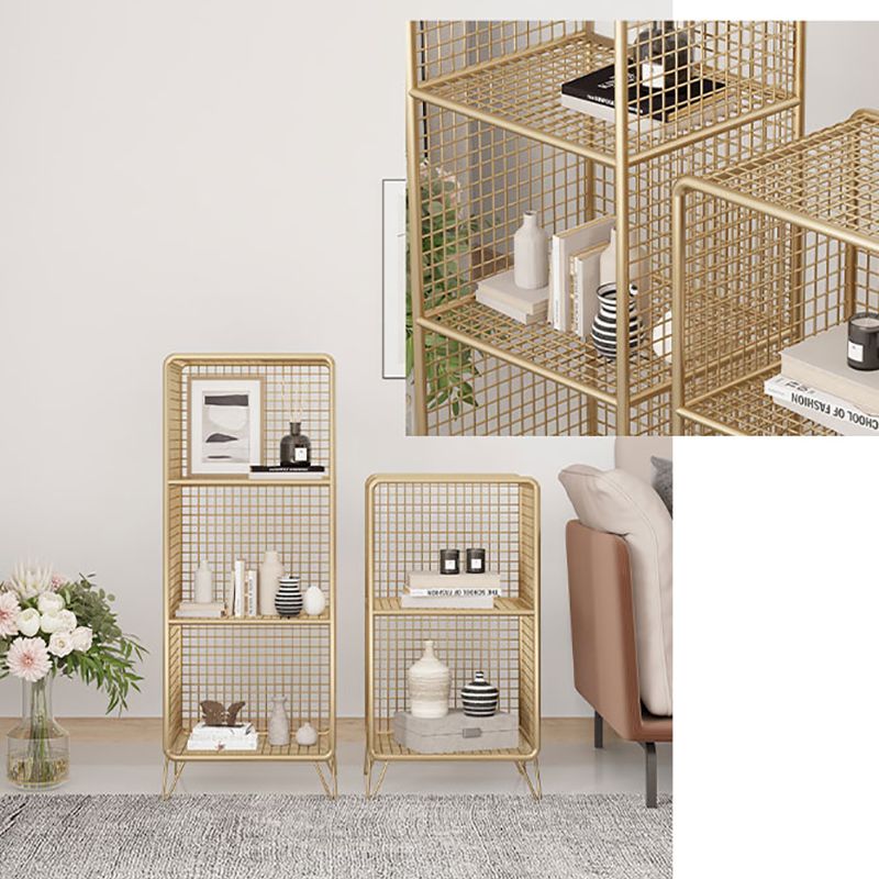 Glam Iron Standard Bookshelf Gold and Black Vertical Bookcase for Bedroom Clearhalo 'Bookcases' 'furn' 'furn_bookcases' 'Furniture' 'furniture_bookcases' 'Office Furniture' 1200x1200_9e02df90-ef94-4321-a9b7-a798e7c1320d