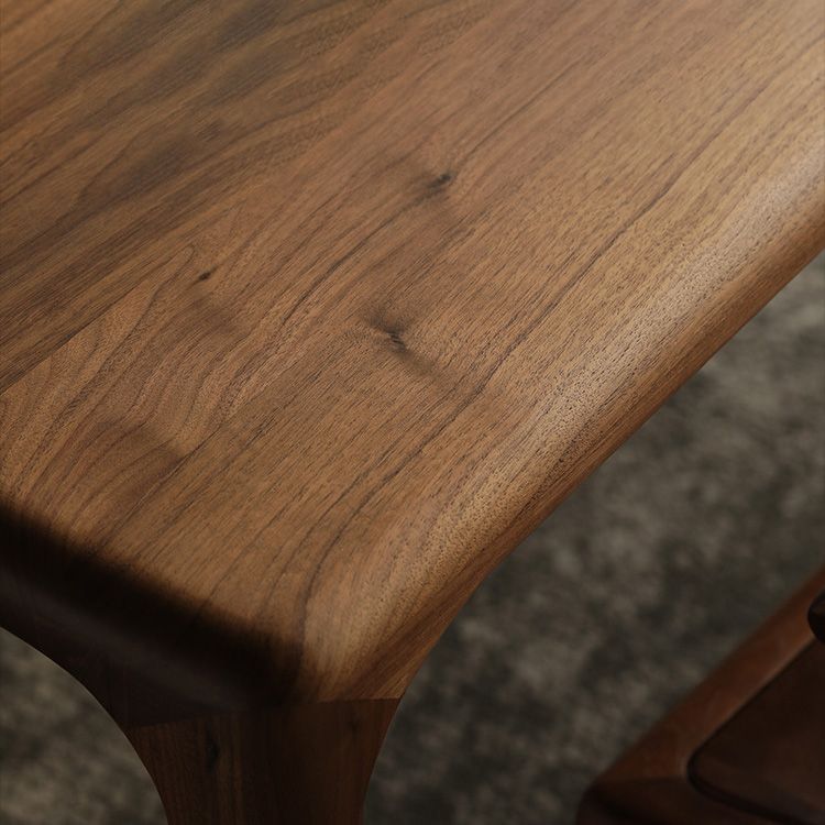 Industrial Dining Table Rectangular Table with Wooden Legs for Home Use Clearhalo 'Dining Tables & Seating' 'Dining Tables' 'dining_table' 'furn' 'furn_dining_table' 'Furniture' 'Kitchen & Dining Furniture' 1200x1200_9e079c46-2885-4262-9922-9681bb69fca0